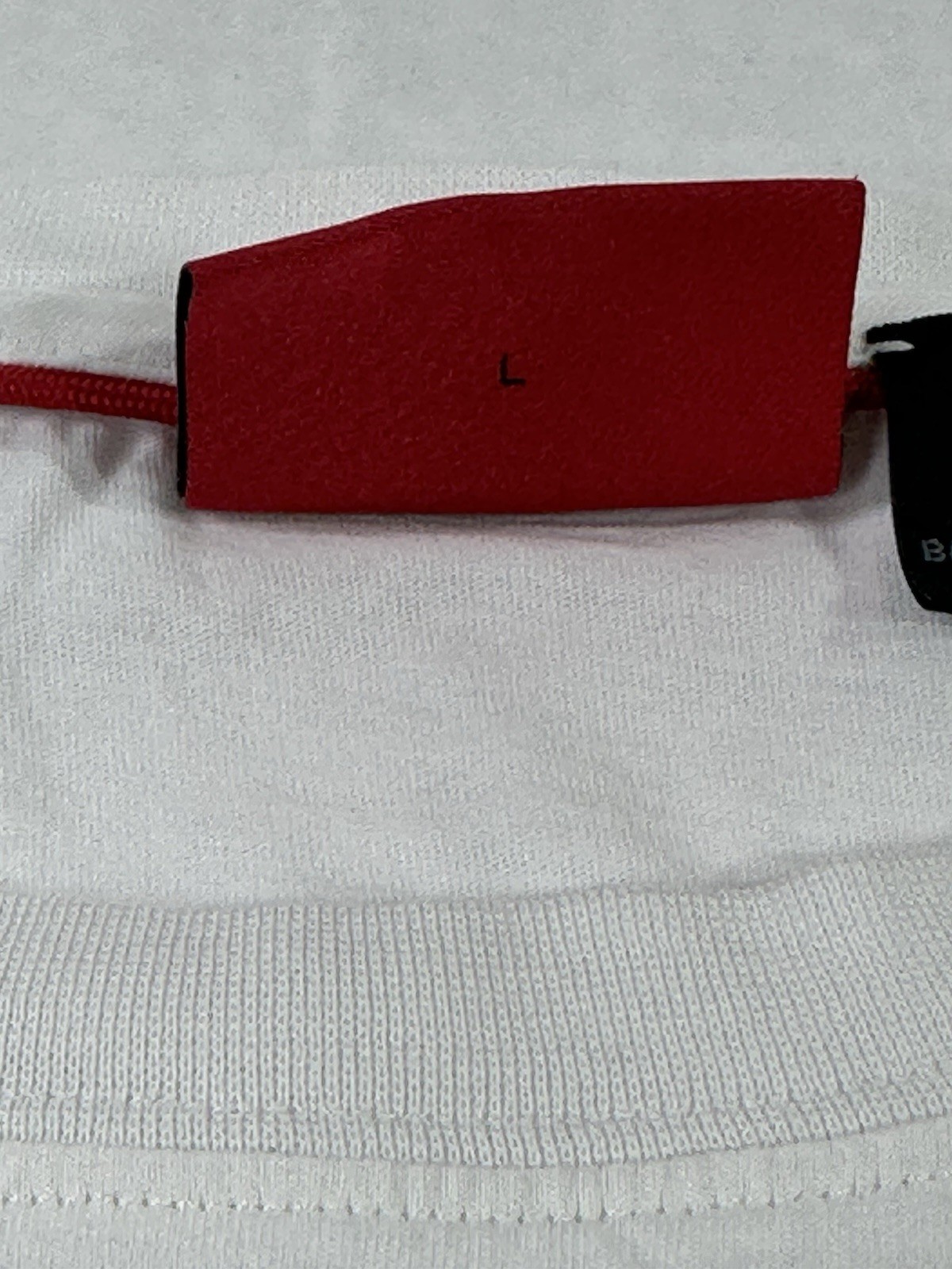 Hugo Boss HUGO Drip Logo T-Shirt White Pink Blue Graphic Tee Men’s Large