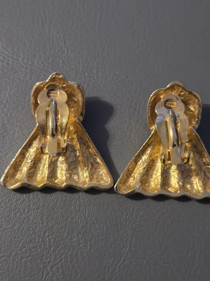 Cookie Lee Gold-plated Clip-on Earrings - Image 4 of 4
