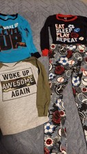 Childrens Pajamas Size 7 Boys 4 Pcs 