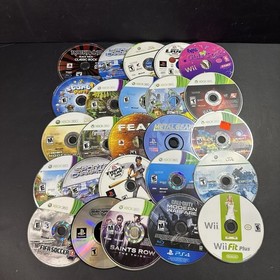 Huge 100 Video Game Lot UNTESTED AS IS- Wii Nintendo 3DS PlayStation Xbox