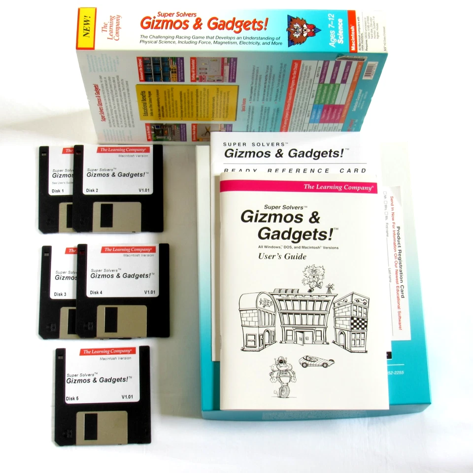 Super Solvers Gizmos & Gadgets Mac 3.5" Floppy Disks The Learning Company - Image 2 of 4