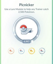 Medalla Picnicker Platino - Pokémon Go