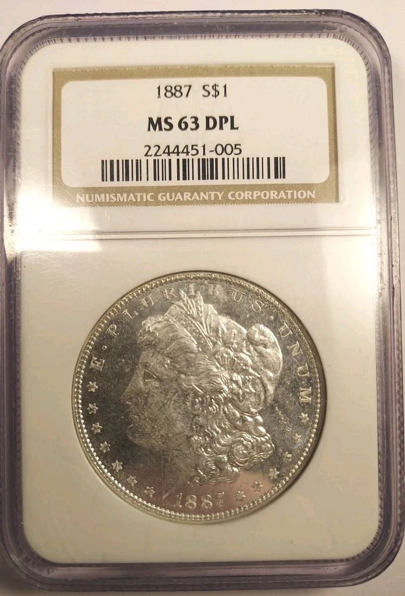 MS 63 Graded 1887 Year Morgan US Dollars (1878-1921) for sale | eBay
