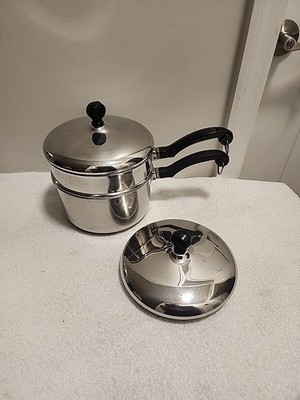 Farberware 2 Qt Bain-Marie Double Boiler Avec Couvercle – Inox 18/10