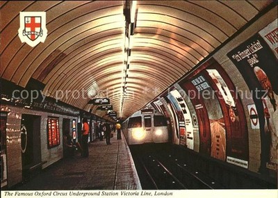 U-Bahn Subway Underground Oxford Circus Underground Station Victoria Line London