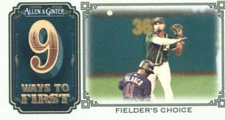 2020 Allen and Ginter 9 Ways to First Base Mini #M9WF-6 Fielder's Choice 