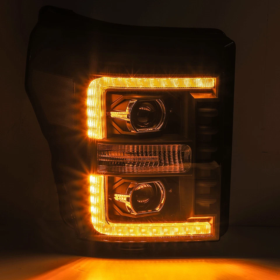 Faros LED de señal secuencial/drl serie Luxx para Ford Super Duty serie 11-16 Foto 2 de 4
