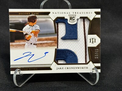 Jake Cronenworth 2021 Nationals Treasures Rookie Patch Auto #33/49 Padres