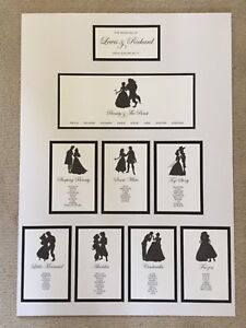 Disney Seating Chart Wedding