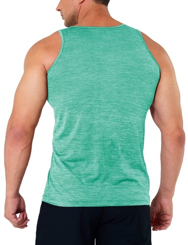Herren Tank Tops ärmellos Muskeln Sport Sport Fitnessstudio Training schnell trocknen A-Shirt - Bild 50 von 97