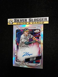 2024 Zack Gelof Topps Chrome Cosmic On Card Auto Refractor RC Rookie Card A's