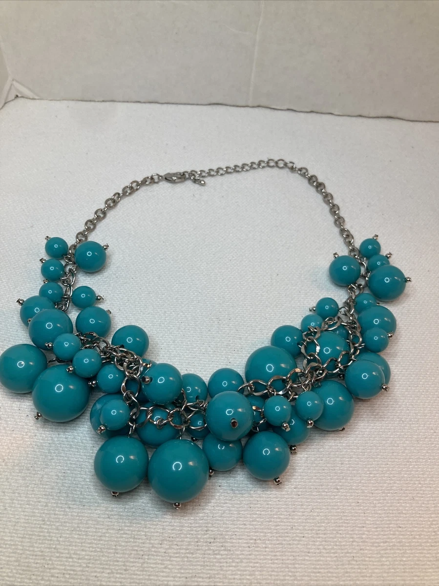 Teal costume shop necklace