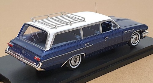 Goldvarg 1/43 Scale GC-056A - 1962 Buick Station Wagon Cadet - Blue Poly - Picture 2 of 5