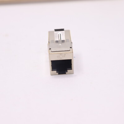 Black Box CAT5e Shielded Straight-Pin Keystone Coupler Silver FM593
