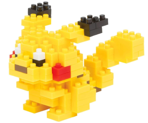 Nanoblock Pokemon Pikachu NBPM 001 - Mini Building Blocks Kit - 第 1/4 張圖片