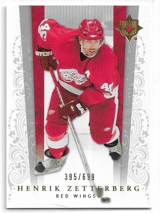 HENRIK ZETTERBERG 2006-07 UD ULTIMATE COLLECTION card #22 Detroit