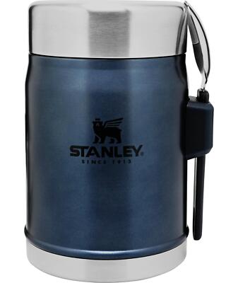 STANLEY Vacuum Food Jar 14oz ターコイズ Classic Legendary Insulated Food Jar + Spork | 14 OZ | Stanley