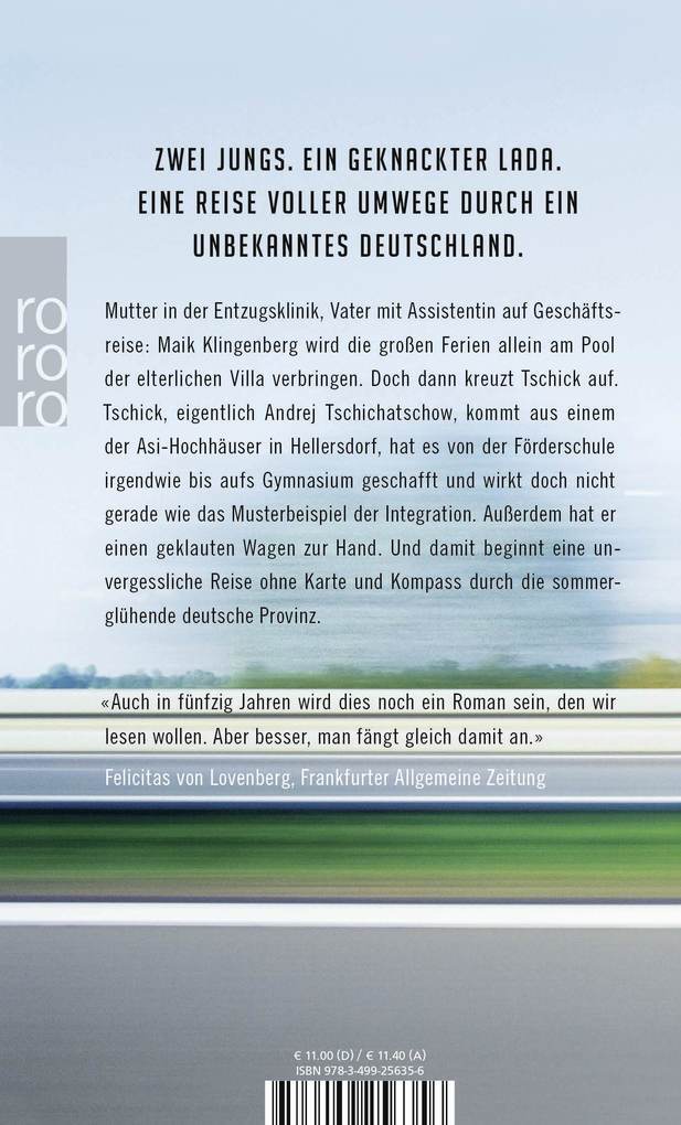 Thumbnail - Tschick | Wolfgang Herrndorf | 2016 | Deutsch