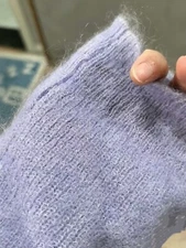 Mohair Sweater Blended Fluffy Fuzzy Turtle Neck Super Soft Pullover