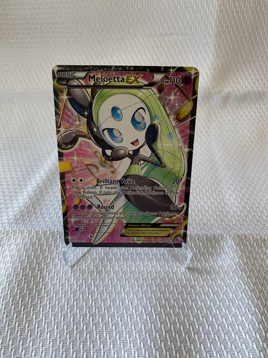 Pokémon TCG - Meloetta EX RC25/RC25 - Full Art Ultra Rare - Legendary  Treasures