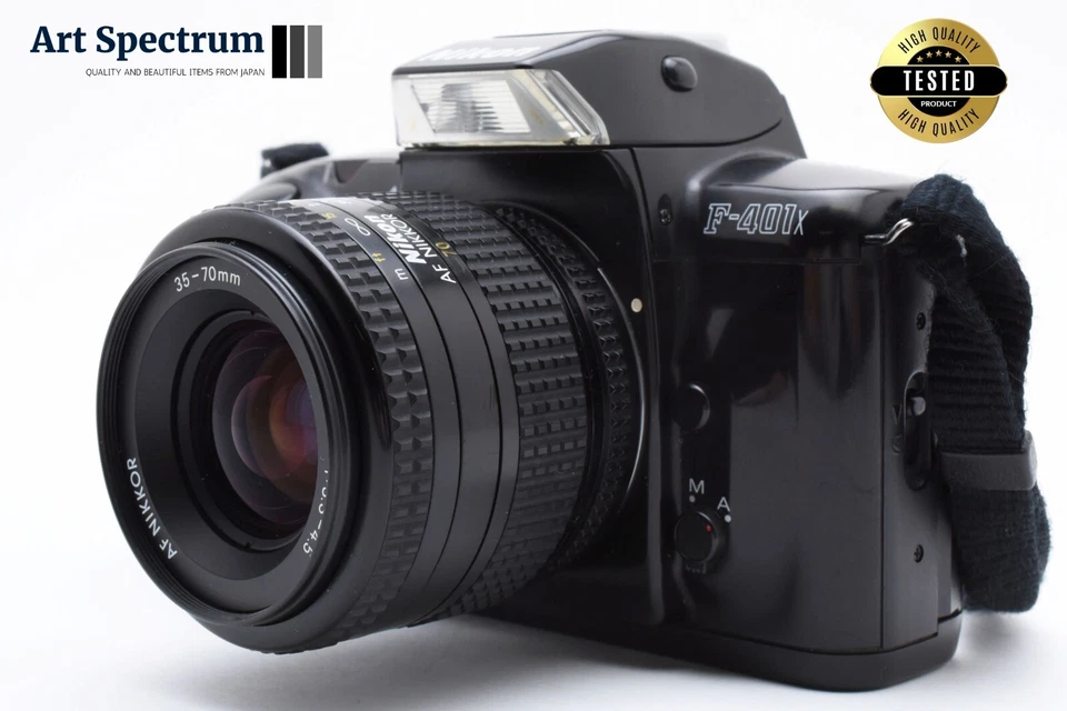 [Opt N Como Nuevo] Cámara fotográfica profesional Nikon F-401X + AF Nikkor 35-70 mm f3,3-4,5 SLR Foto 3 de 4