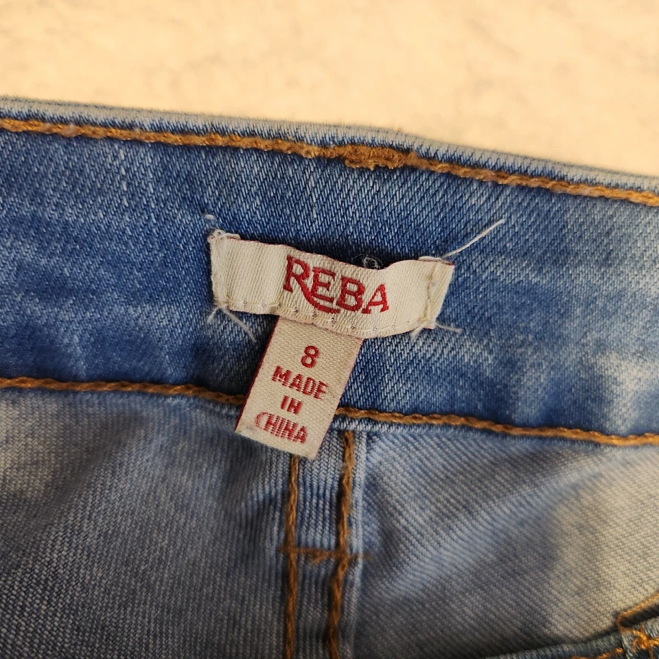 Jeans Reba Skinny Stretch Feminino 8 Cintura Média Lavagem Leve Denim Estrelas Aflitas - Imagem 3 de 4