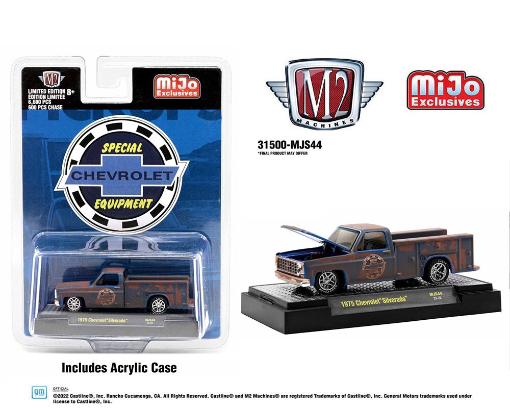 M2 Machine 1:64 1975 Chevrolet Silverado Utility Truck