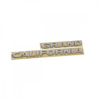 Original VW Grand California Schriftzug hinten Flügeltür Crafter Emblem chrom
