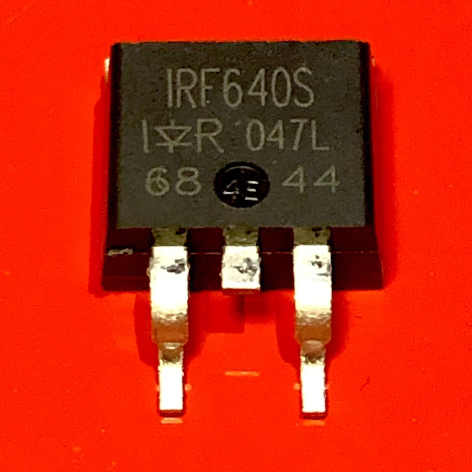 [1x] IRF640 IR HEXFET Power MOSFET N-Channel 200V 18A SMD D2Pak-3