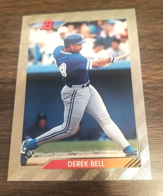 DEREK BELL 1992 BOWMAN INTERNATIONAL PLAYER OF THE YEAR CARD #559