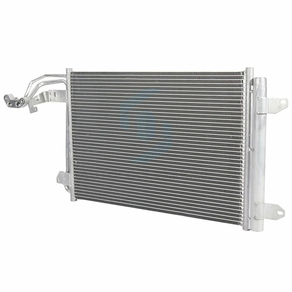 Unidad condensadora de aire acondicionado para Volkswagen Jetta 2005 06-2010 núcleo de aluminio con secador Foto 4 de 4