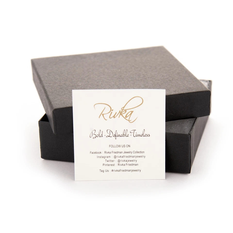 Gold Drop Earrings White Cat's Eye Crystal CZ Rivka Friedman 18K Plated Foto 4 de 4