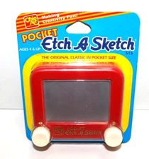 Vintage 1993 Ohio Art Pocket Etch a Sketch NOS Stocking Stuffers