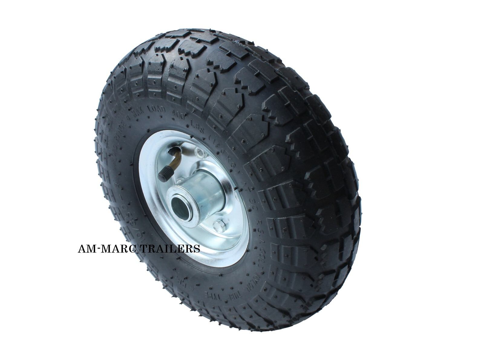 Trailer Caravan Jockey Wheel Spare Pneumatic Tyre Metal Wheel Maypole MP2291