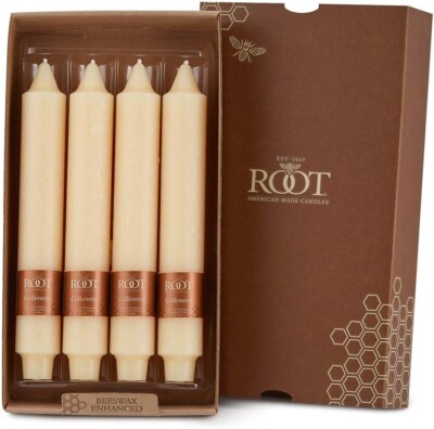 Root Timberline Collenette Candles 9'', Buttercream - Box of 4 (519184)