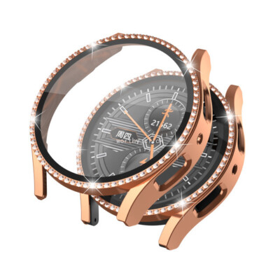 For Samsung Galaxy Watch 7 6 5 4 40/44 Screen Protector Case Diamond Bling Cover