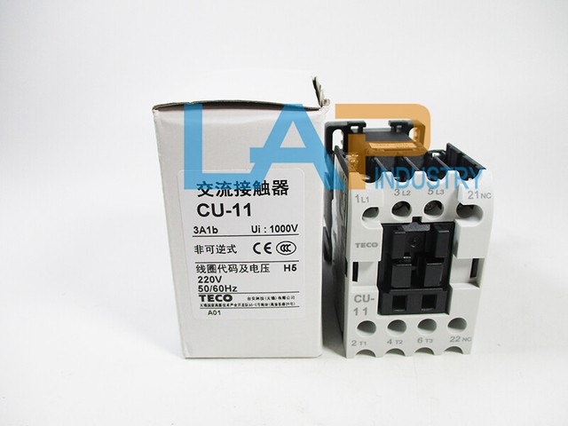 PER TECO CU-11 Contattore Magnetico, Bobina 24V, 3A1a PER TECO CU-11 Contattore Magnetico, Bobina 24V, 3A1a