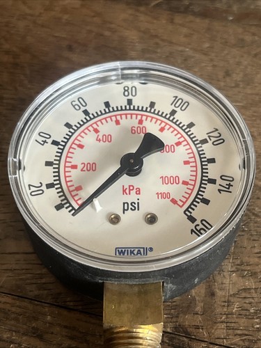 NOS Wika Gauge 8990595 WIKA 111.10 Pressure Gauge, 0-160 PSI, 2.5" Dial - Picture 2 of 5