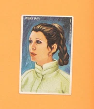 PRINCESS LEIA ORGANA 1980 STAR WARS SPAIN YOPLAIT YOGURT STICKER 47 FISHER TPHLC