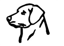 Lab Labrador iPad Vinyl  Car Window Decals Sticker Love My White Custom Macbook