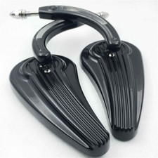 Black Raindrop Racing Mirrors For Harley Iron 883 1200 Custom Roadster Xl883r Xl Black Raindrop Racing Mirrors For Harley Iron 883 1200 Custom Roadster Xl883r Xl