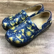 Alegria Keli Lullaby Women's Sze 37 US 7/7.5  Leather Clogs