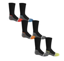 Fruit of the Loom Boys Crew Socks, 6-Pair Medium Fits Shoe Size 9 to 2-1/2 