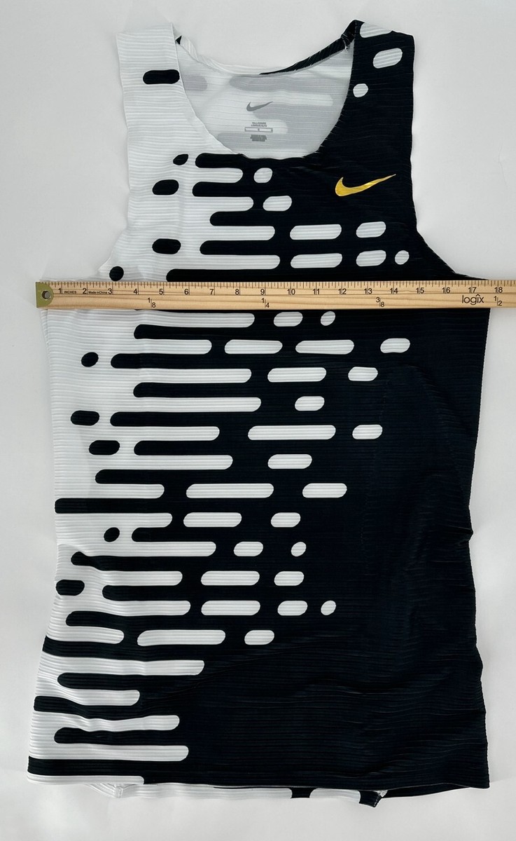 Nike 2023 Pro Elite Singlet Mens Large-Tall Oreo Racing Top Made
