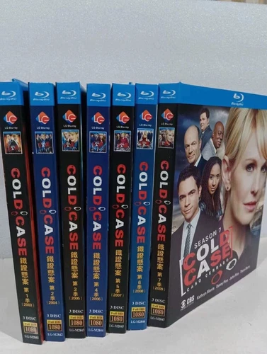 All RegionPlay Seal Box Cold Case Season 1-7 21-Disc NEW