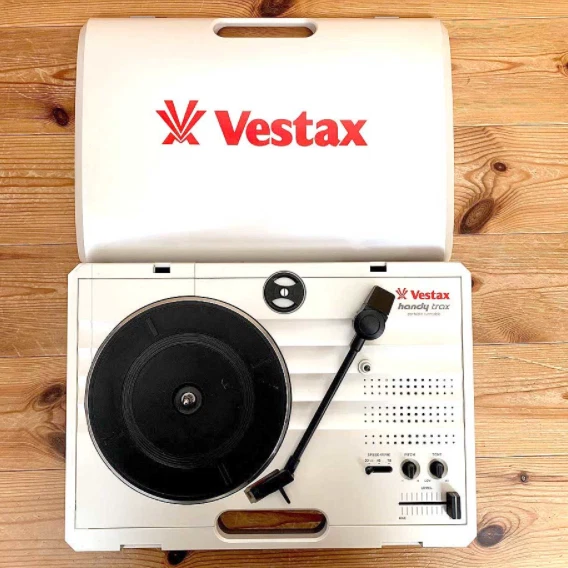 Platine vinyle portable Vestax Handy Trax HANDYTRAX WHT blanche USED import J... - Photo 4/4