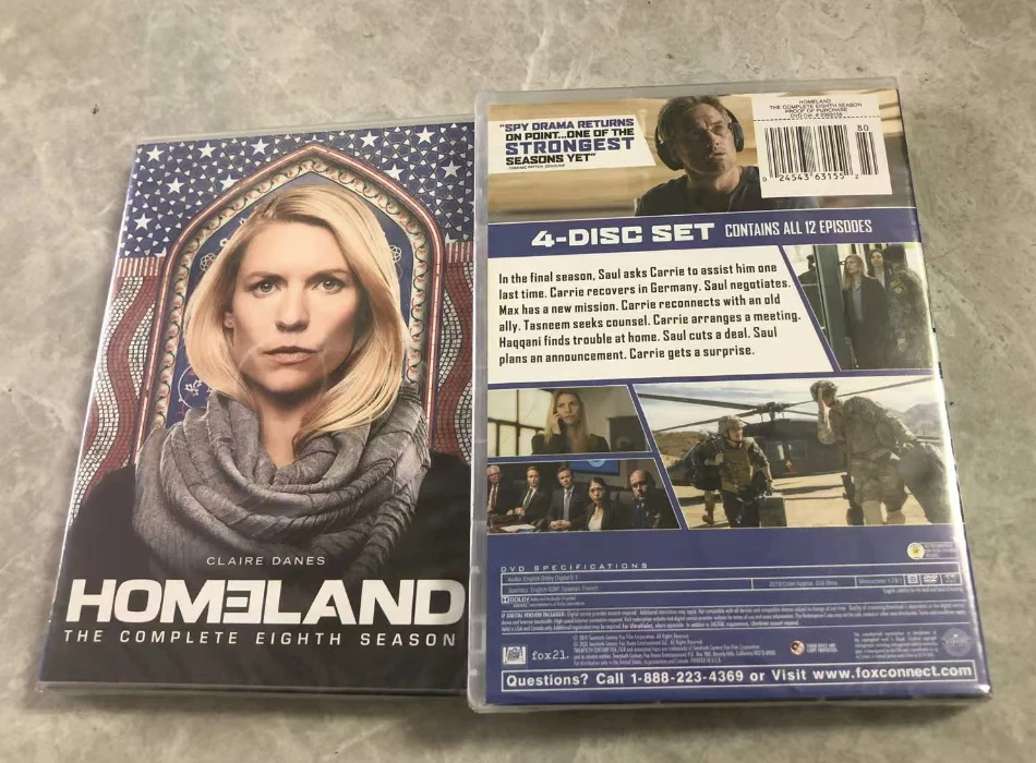 The Complete Season_8_Homeland_(Box Set)Neu Sealed