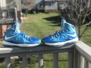 lebron x blue diamond