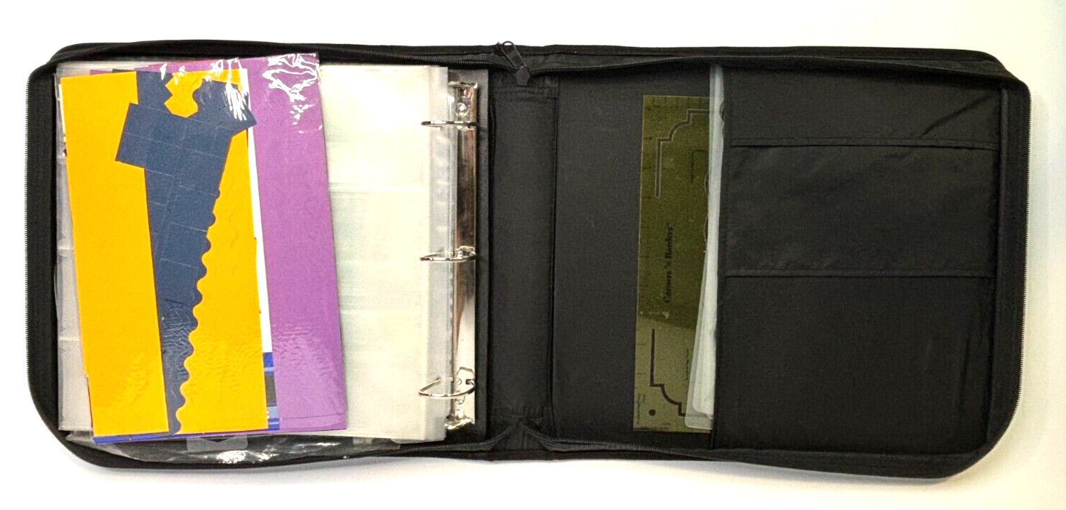 Crop in Style PSB Zippered 3Ring Binder Sticker Scrapbook Carry Case Accessories