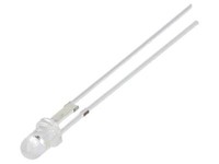 2X OSR7CA3131P Led 3 Mm Rot 14400-18000Mcd 30° Front: GewöLbt Optosupply